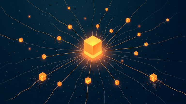 OpenRouter 路由分發到多家供應商節點的示意圖