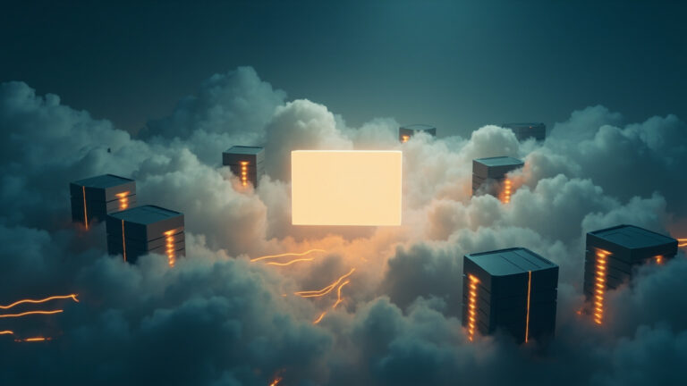 雲端 AI 終端示意圖