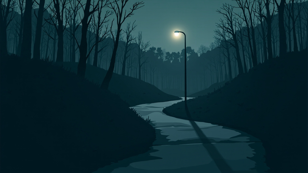 普羅夫迪夫青年丘夜景 editorial illustration