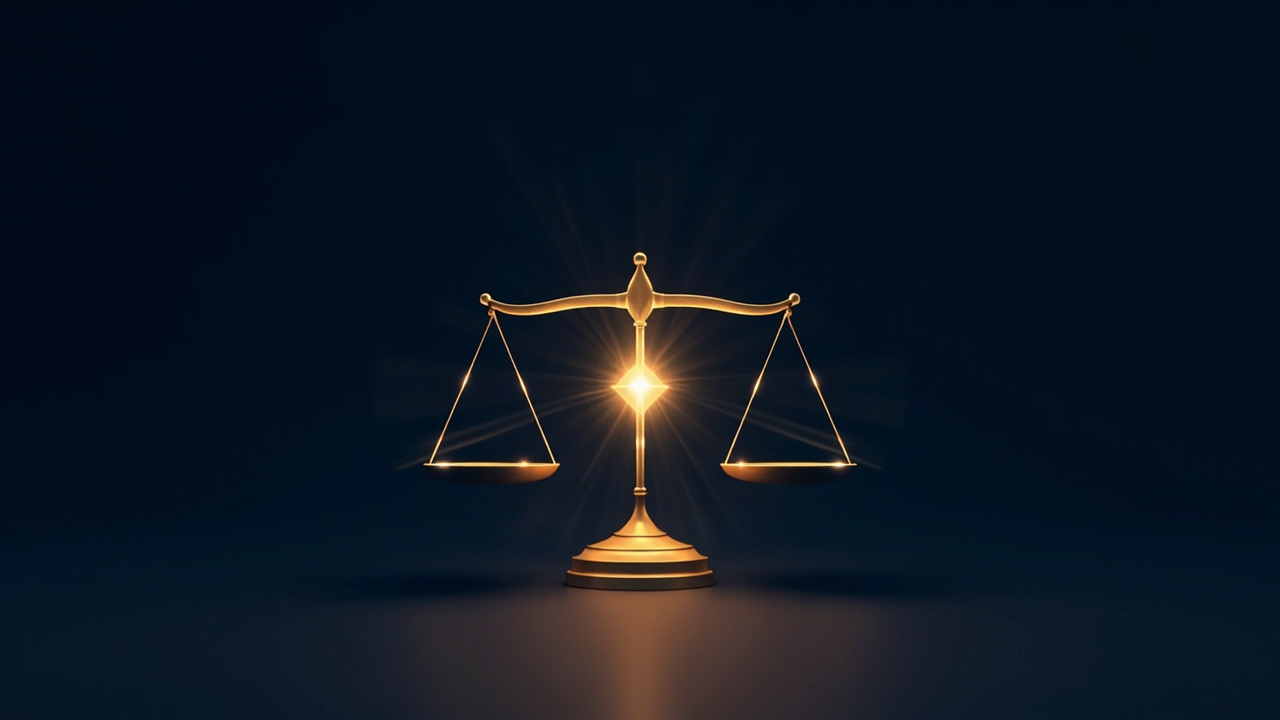 天平與光芒的法律 AI 示意圖